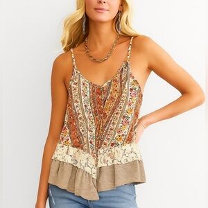 Daytrip Multicolor Floral Tank Top